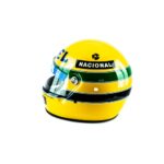 Official Replica of Ayrton Senna's Helmet - First Victory in Monaco 1987 - Image 4