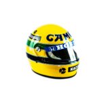 Official Replica of Ayrton Senna's Helmet - First Victory in Monaco 1987 - Image 8