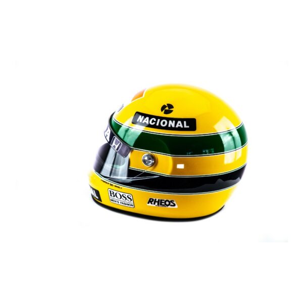 Official Replica of Ayrton Senna's Helmet - Two-Time F1 World Championship 1990 - Image 4