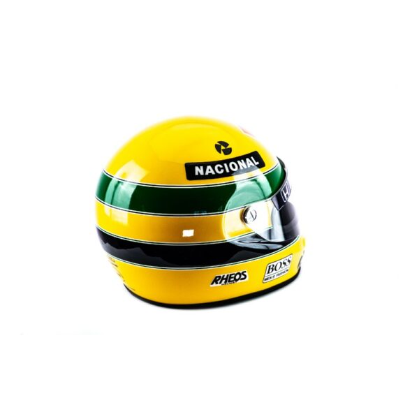 Official Replica of Ayrton Senna's Helmet - Two-Time F1 World Championship 1990 - Image 6