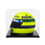 Miniature Replica of Ayrton Senna's Official Helmet – First Victory - Image 4