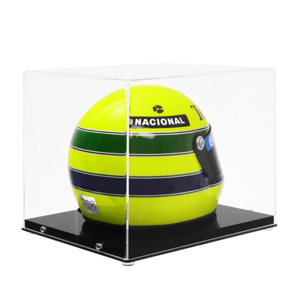 Miniature Replica of Ayrton Senna's Official Helmet – First Victory - Image 7