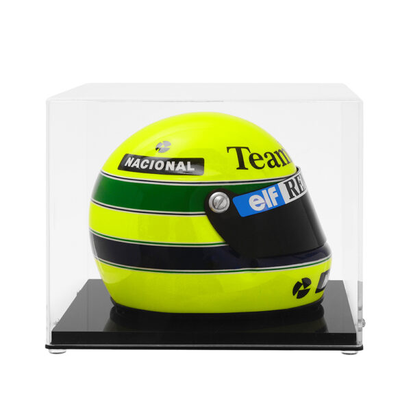 Miniature Replica of Ayrton Senna's Official Helmet – First Victory - Image 8