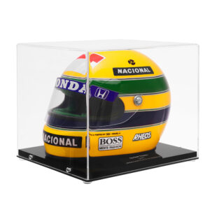 Miniature Replica of Ayrton Senna's Official Helmet – 1991 Brazilian GP