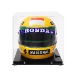 Miniature Replica of Ayrton Senna's Official Helmet – 1991 Brazilian GP - Image 2