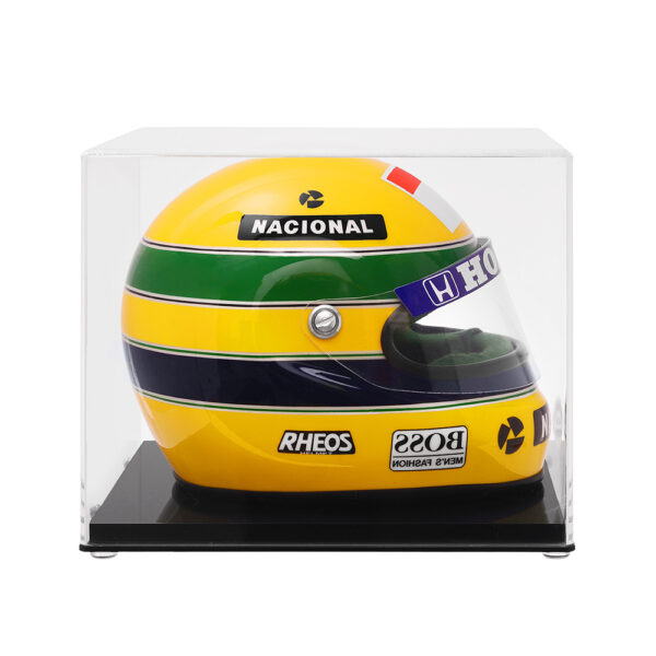 Miniature Replica of Ayrton Senna's Official Helmet – 1991 Brazilian GP - Image 5