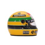 Miniature Replica of Ayrton Senna's Official Helmet – F1 1988 - Image 4