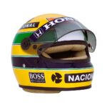 Miniature Replica of Ayrton Senna's Official Helmet – F1 1988 - Image 6